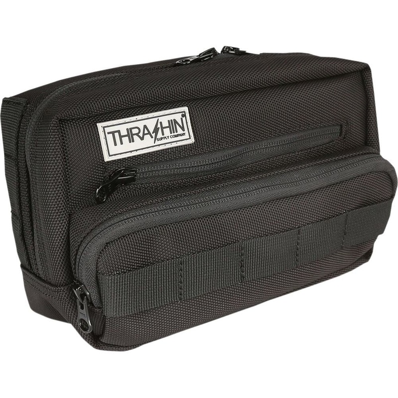 Thrashin Supply Company Handlebar Plus Bag Black