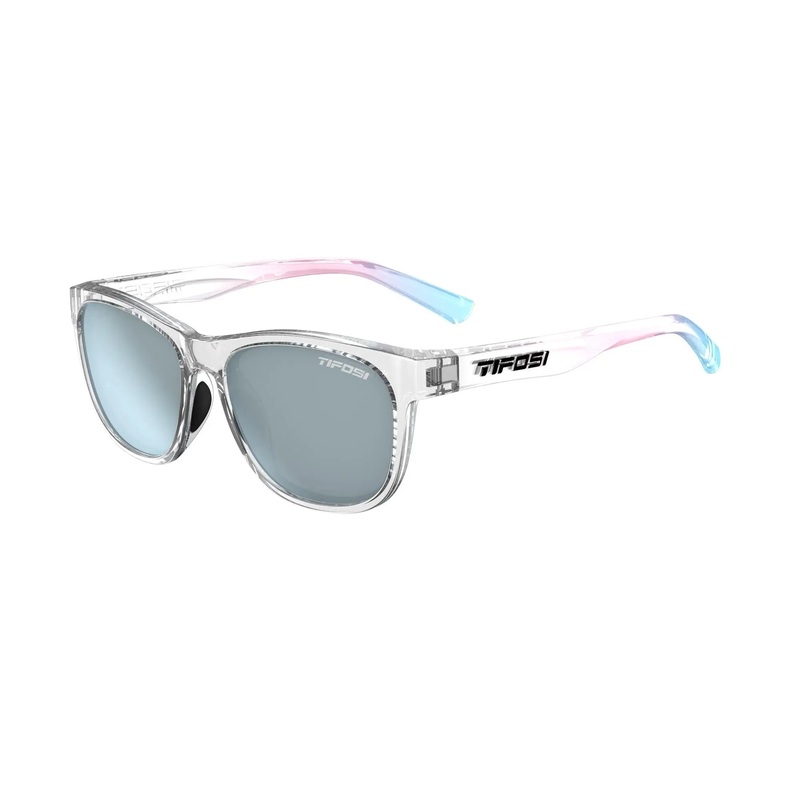 Tifosi Swank Single Lens Cycle Sunglasses Avant Clear / Smoke Bright Blue
