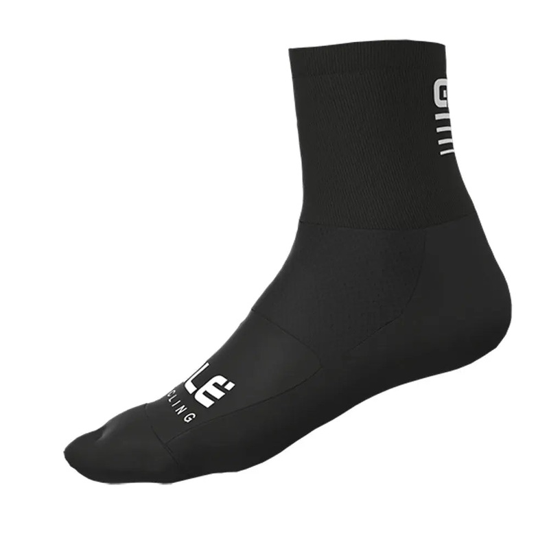 Ale Clothing Strada 2.0 Q-Skin 14 CM Cycle Socks Black
