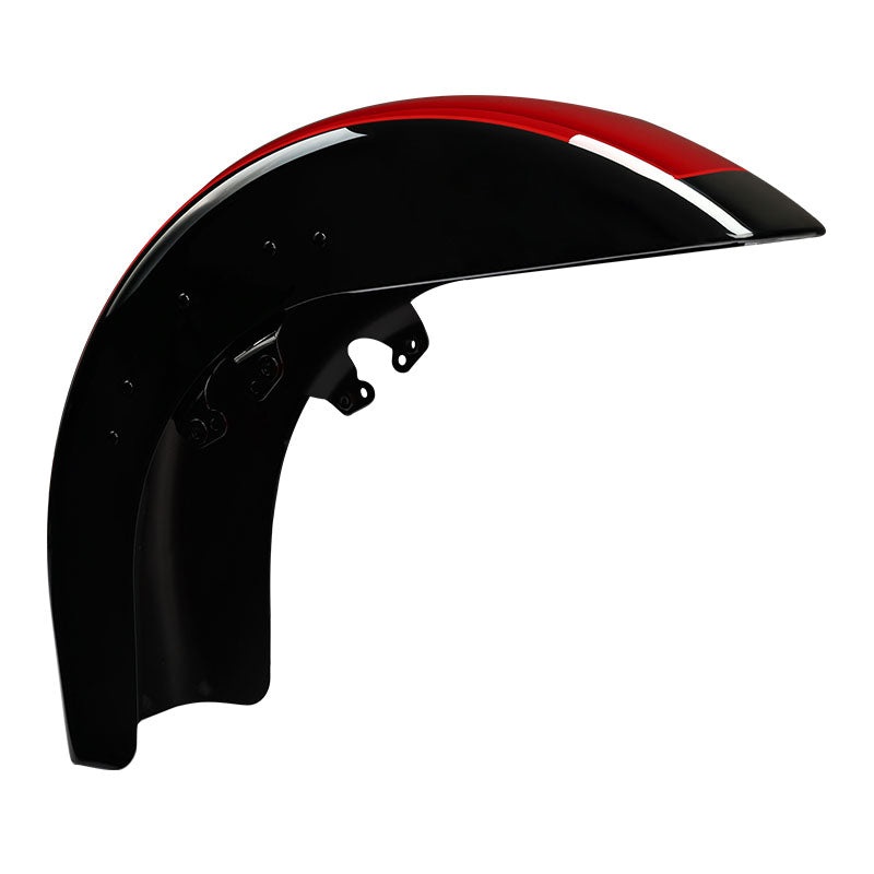 HR3 Billiard Red / Vivid Black 2021RGS  Motorcycle 18″ Wide Tire Front Mudguard Fender For Harley Touring Models 2014-2023