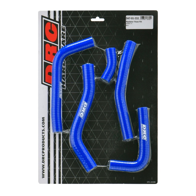 DRC Radiator Hose Kit KX250F ’21- Blue