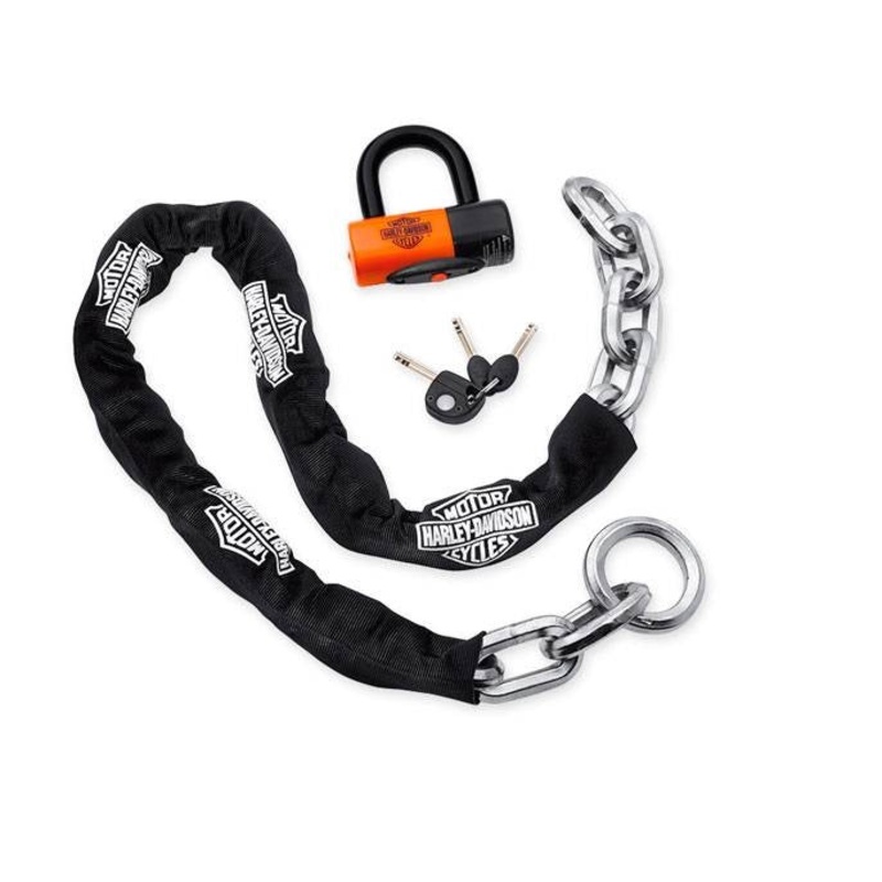 Harley Davidson 94869-10A Security Chain Noose And Shackle Lock Kit1,2 94869-10A