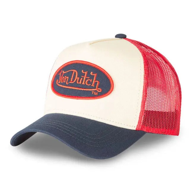 Von Dutch Classic5 Logo Cap Orange / Grey