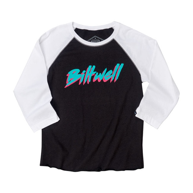 Biltwell 1985 Raglan Ladies T-Shirt Black / White