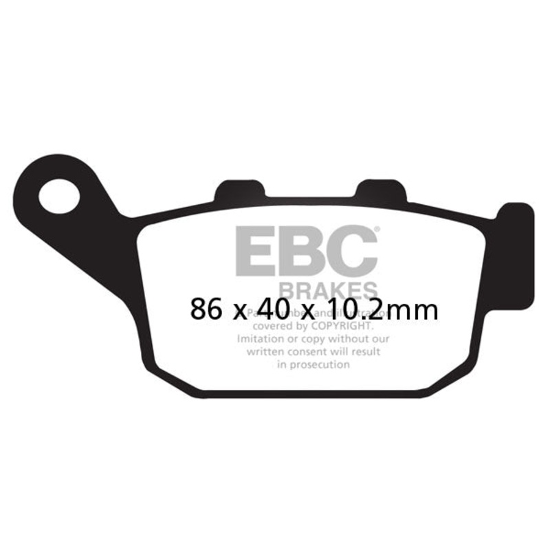 Brakes – FA140 Organic – EBC (Rear)