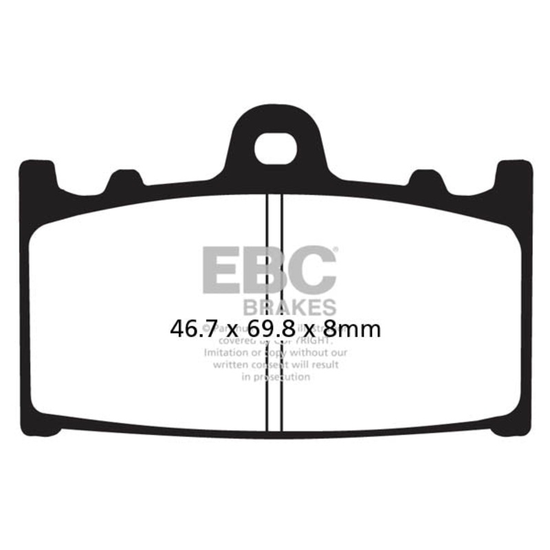 Brakes – FA158HH Fully Sintered – EBC (Rear)