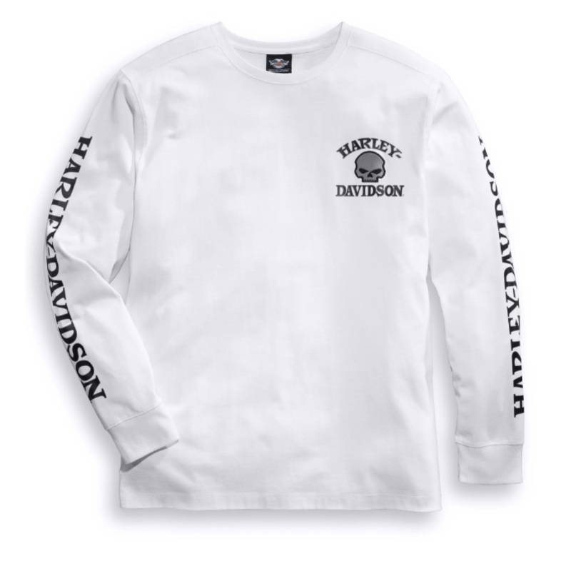 Genuine Harley-Davidson Men’s Willie G Skull Long Sleeve Tee 99092-14VM