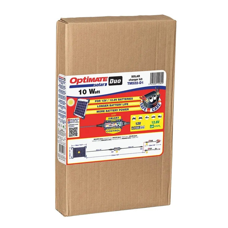 OptiMate Solar Duo 10W Battery Charger / Optimiser