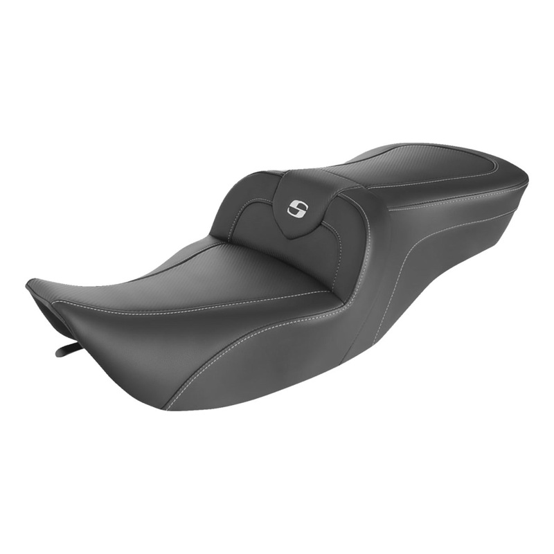 SADDLEMEN – Roadsofa Carbon Fiber Seat – 97-98 FLHR (EXCEPT FLHRS) – Without Backrest