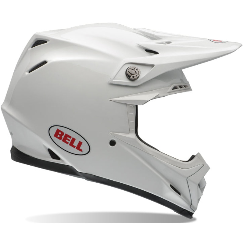 Bell – Moto-9 Carbon Flex Solid White Helmet