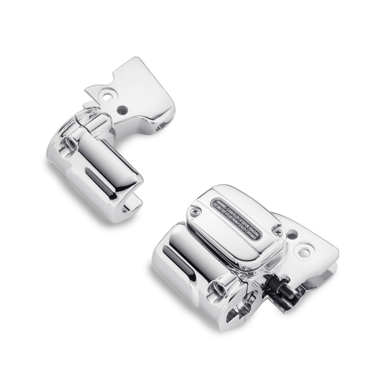 Harley-Davidson 41701019 Chrome Clutch Bracket & Master Cylinder Reservoir Kit