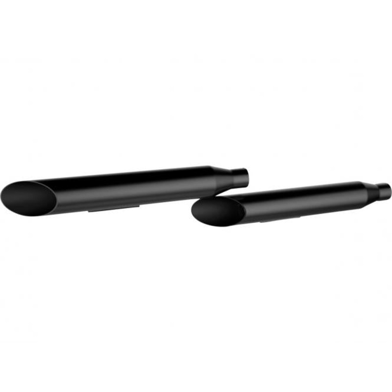3” HP-Plus Slash Long Mufflers, Black Black