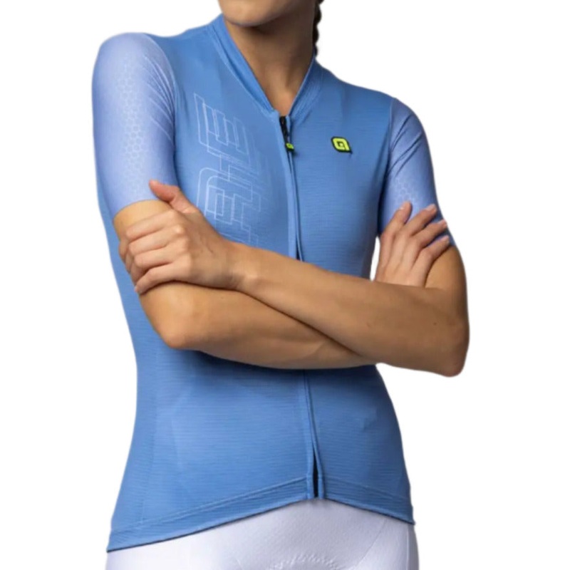 Ale Clothing Follow Me PR-E Ladies Short Sleeves Cycle Jersey Blue