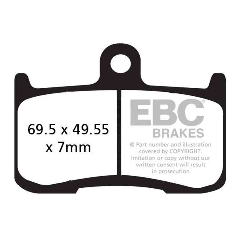 Brakes – FA347HH Fully Sintered – EBC (2 Set Front)