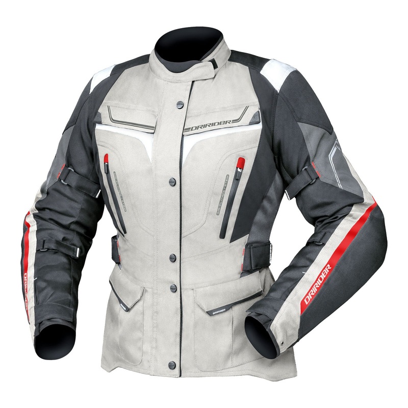Dririder Ladies Apex 5 Jacket – Grey / White / Black