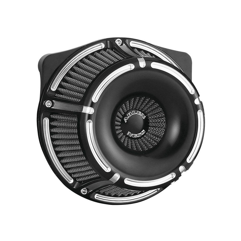 Slot Track Air Cleaner Kit – Black. Fits Touring 2017up & Softail 2018up.