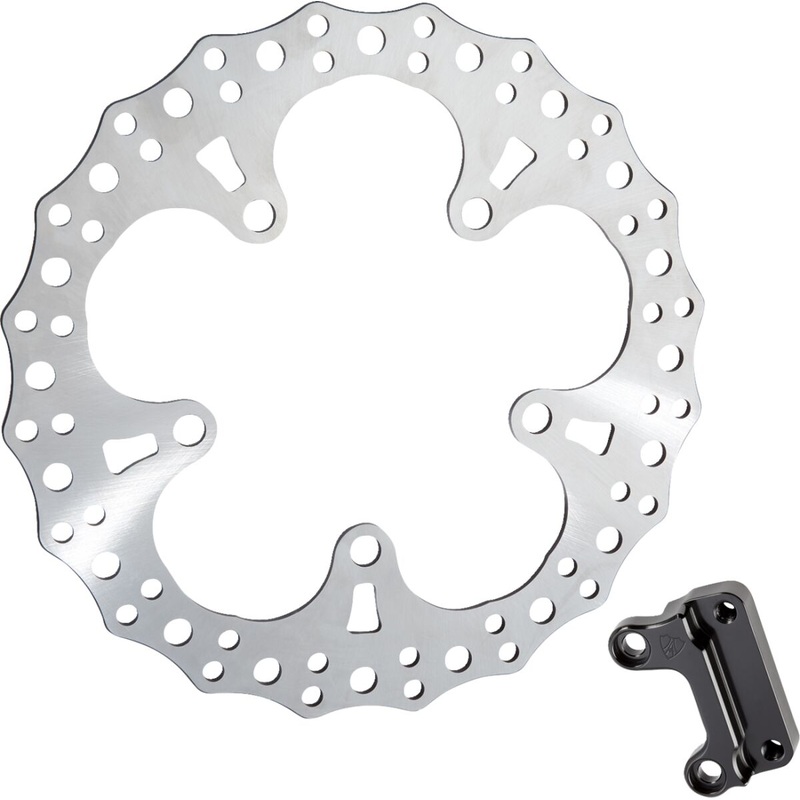 13″ Jagged Right Big Brake Rotor – 14-23 Touring