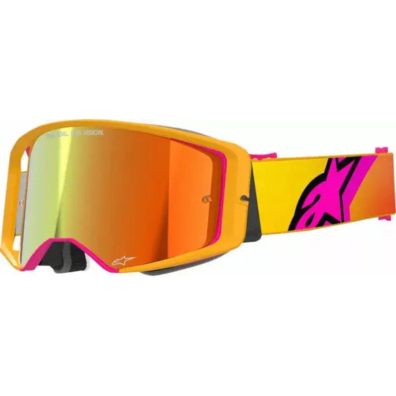 Alpinestars Supertech Corp Goggles Yellow / Pink / Mirror Red
