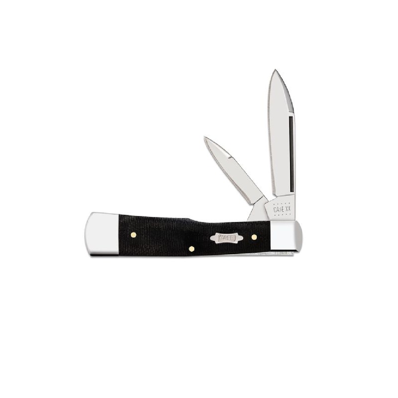 CASE KNIVES BLACK CANVAS LAMINATE GUNSTOCK