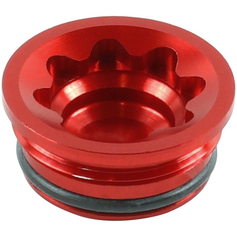 Hope V4 Large Disc Brake Caliper Bore Cap – Red