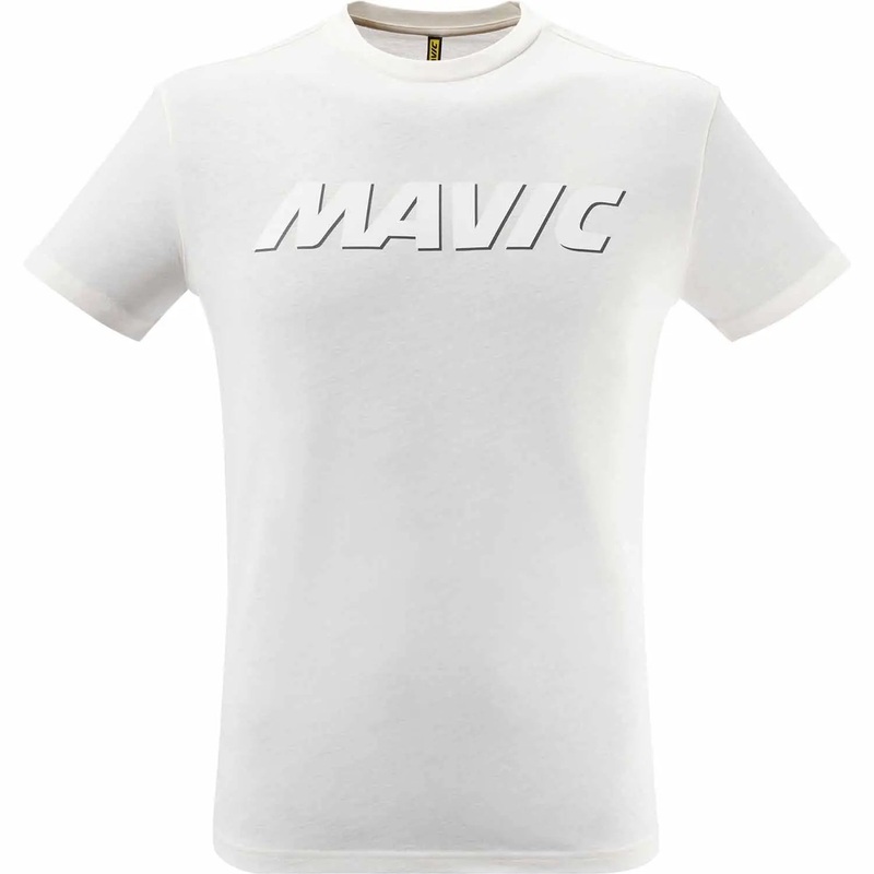 Mavic Corporate Logo Cycle T-Shirt Off White