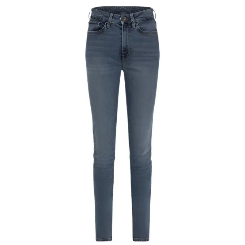 Rokker Rokkertech High Waist AA Ladies Jeans Blue