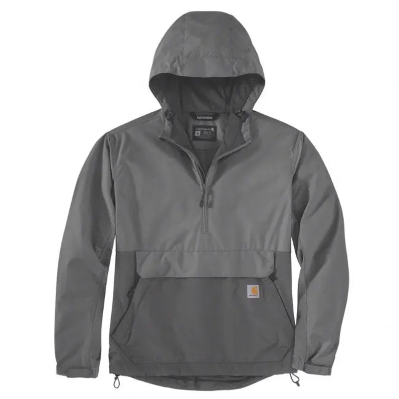 Carhartt Lightweight Packable Anorak Jacket Steel / Gravel