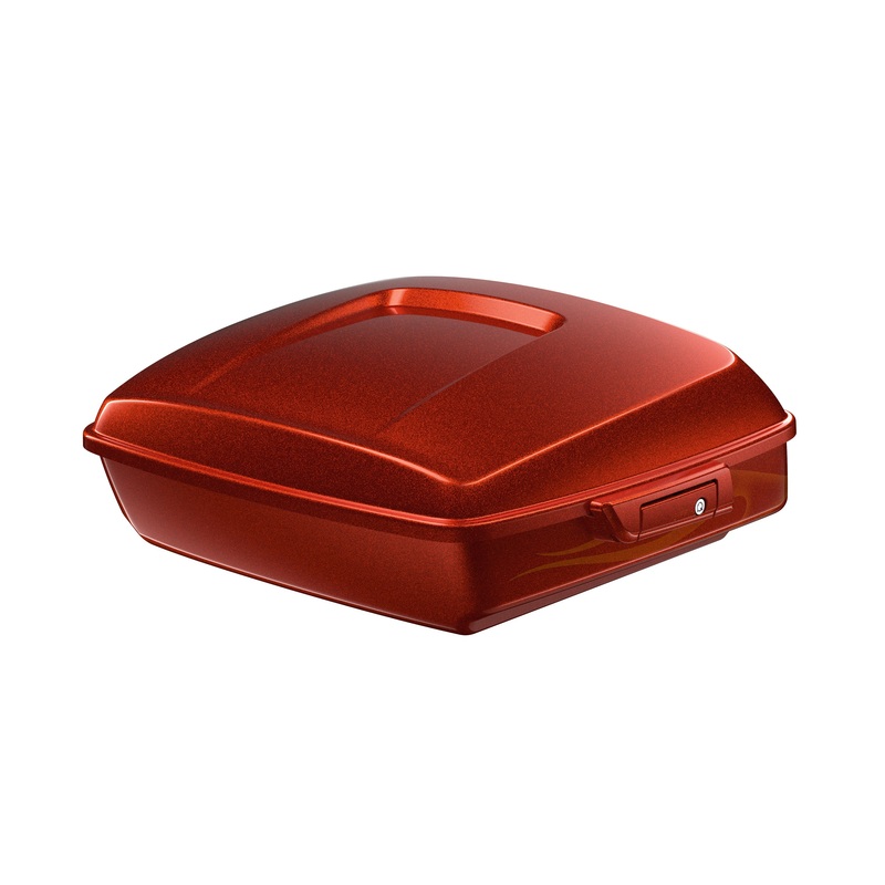 Harley-Davidson 53001187FAJ Chopped Tour-Pak Luggage – Whiskey Firestorm