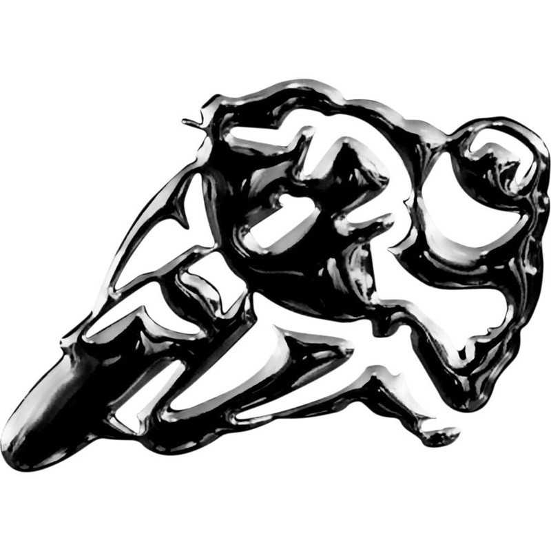 One Design Label In Ecoprint Moto Black