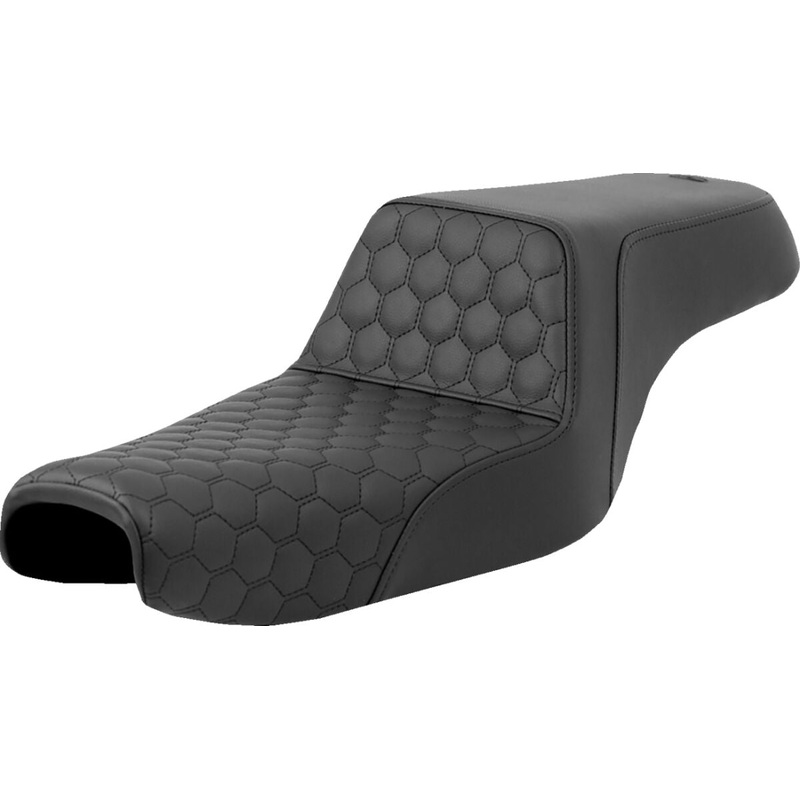 Step Up HC Seat, Black Stitch – 04-22 Sportster (Forty-Eight and 12L Tank)
