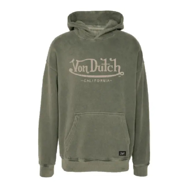 Von Dutch Youth Hoodie Khaki