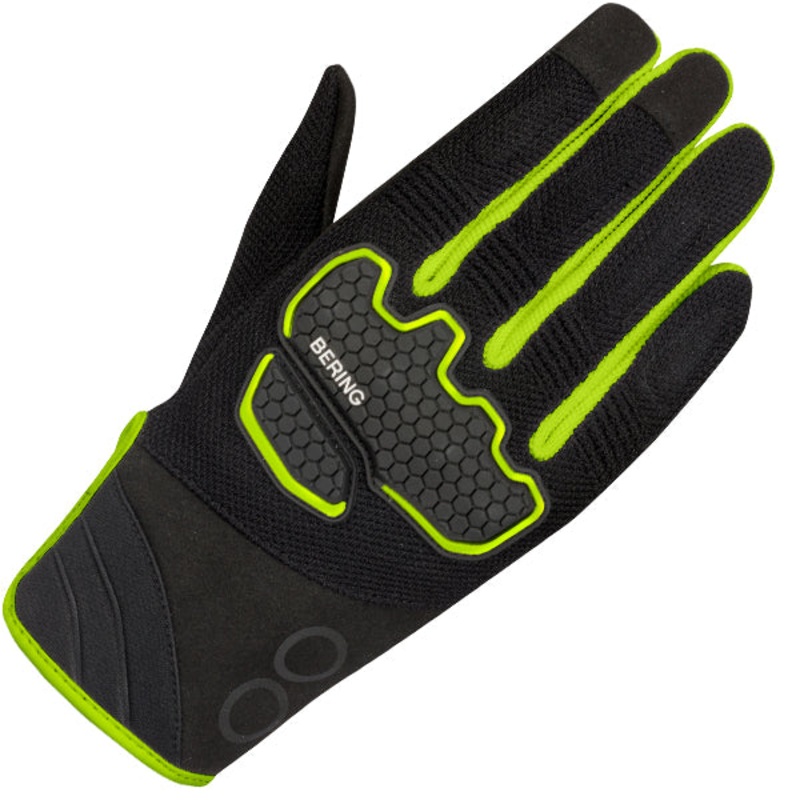 Bering Breeze Textile Gloves Black / Fluo Yellow