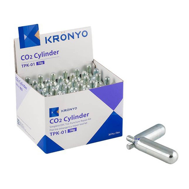 KRONYO Co2 CYLINDERS 16g / 1PCS – EACH (min order 30pcs)