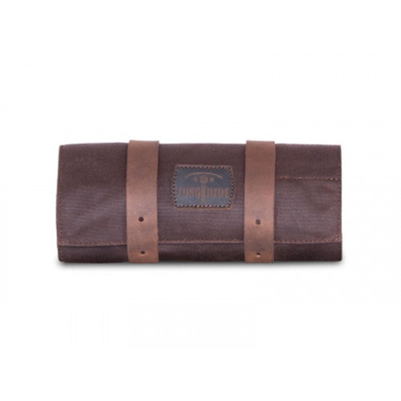 Longride Waxed Canvas Tool Roll Bag Brown – 0.5 Liters