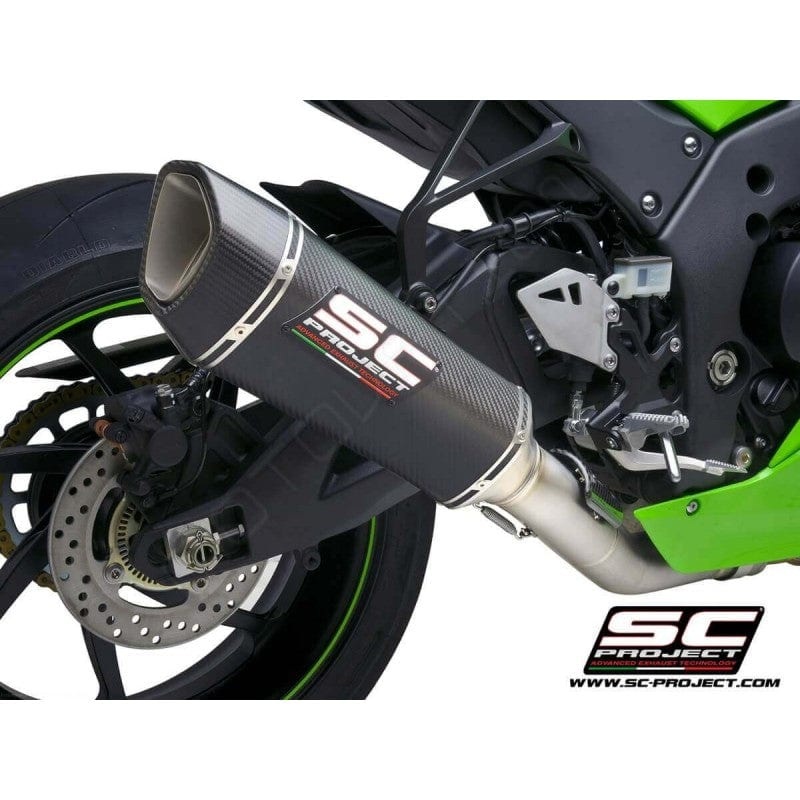 SC PROJECT SC1-R CARBON EXHAUST FOR KAWASAKI ZX10R (2021-23)