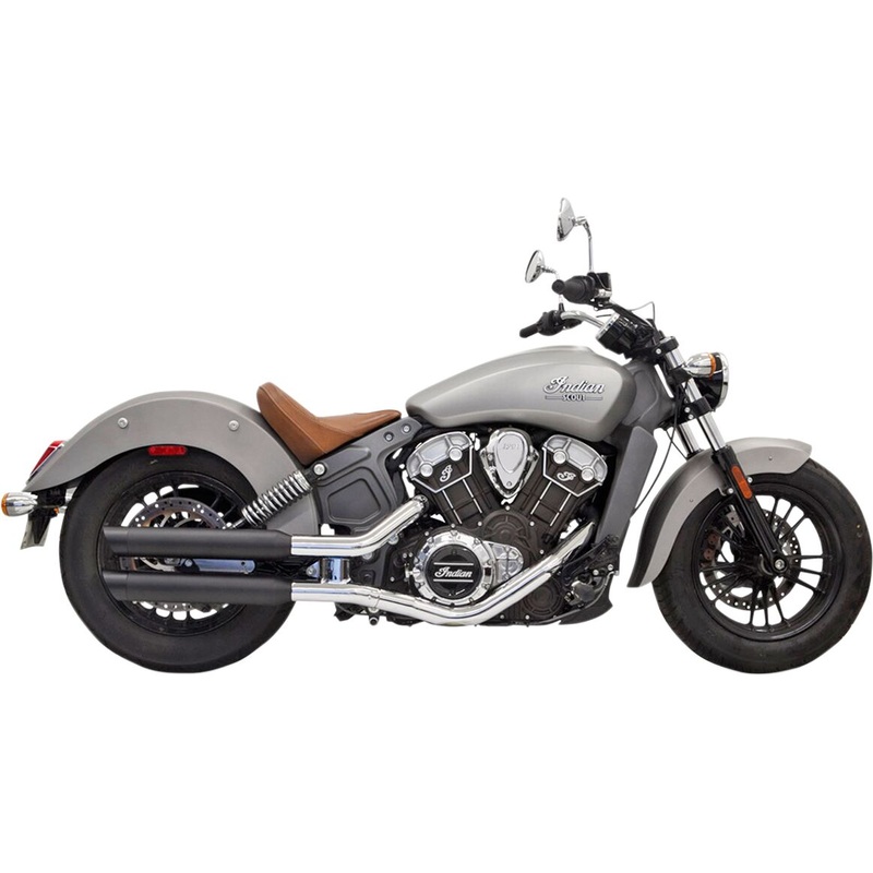 3″ Slip Ons Slash Cut Muffler, Black – 17-21 Scout