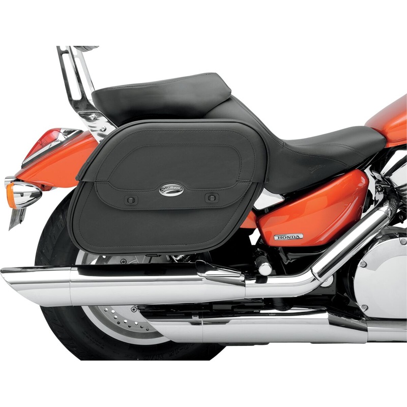 Saddlemen Cruis’n Saddlebags With Shock Cut-Out Black