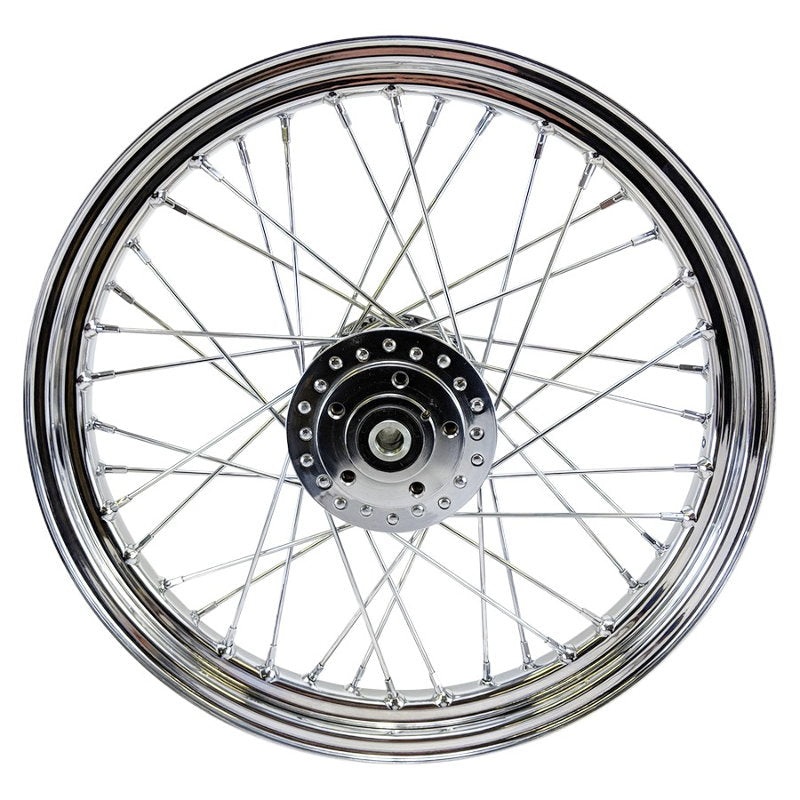 Chrome Front 40 Spoke Wheel 19″x2.5″ (fits Harley Ironhead Sportster XL 1978-1983)