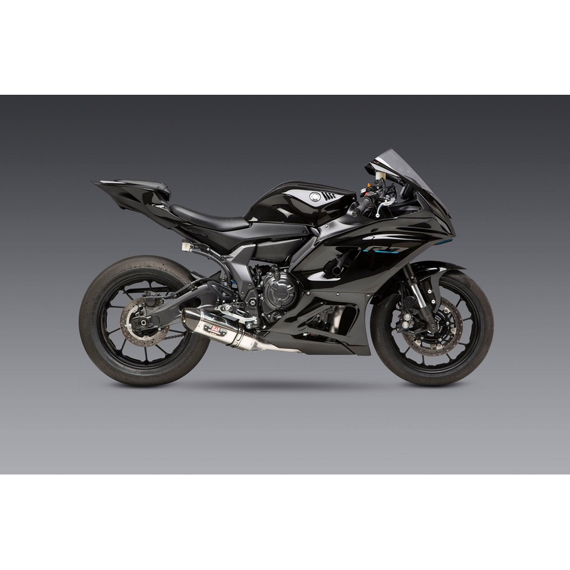 FZ/MT-07 15-25 / XSR700 18-24 / R7 22-25 Race R-77 Stainless Full Exhaust, w/ Stainless Muffler