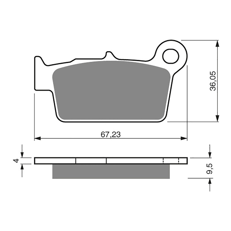 GOLDfren Brake Pads Off-Road Racing GF187 – K5 ( PR326 )