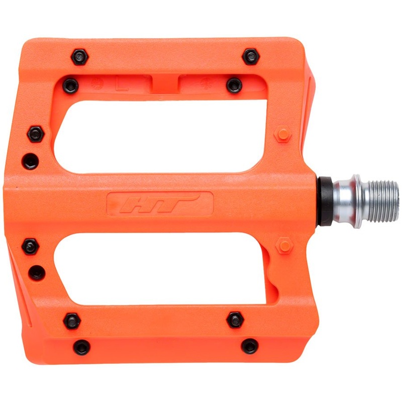 HT Components PA12A Pedals – Platform Composite 9/16″ Orange
