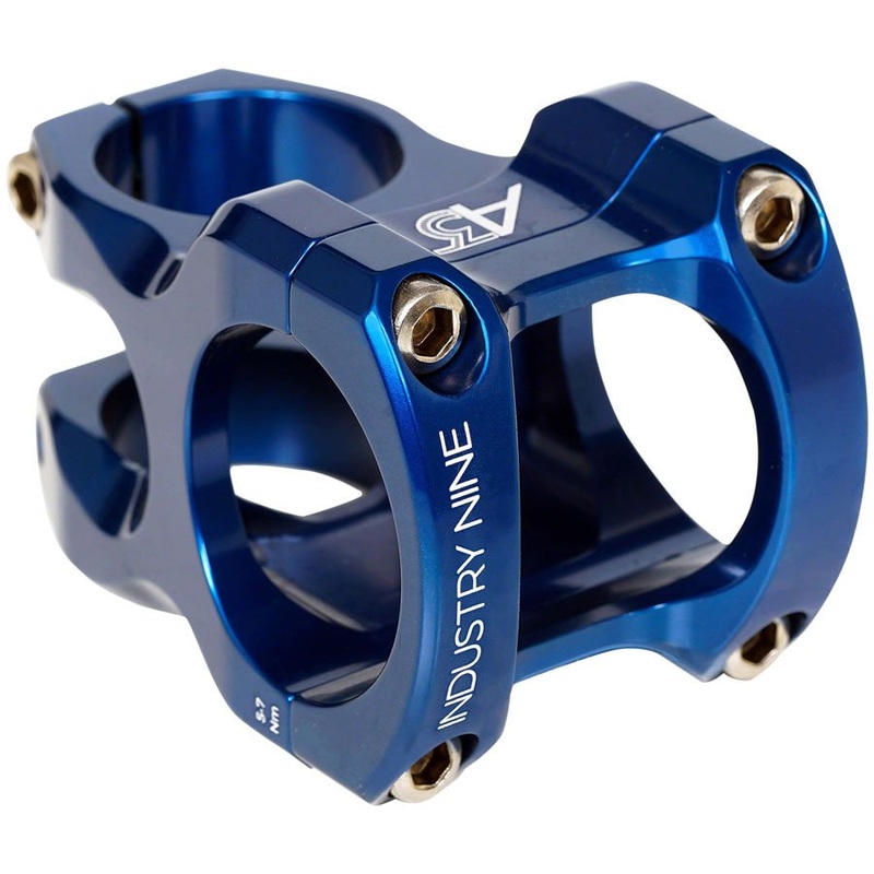 Industry Nine A35 Stem – 35mm Clamp – 40mm Length – Blue