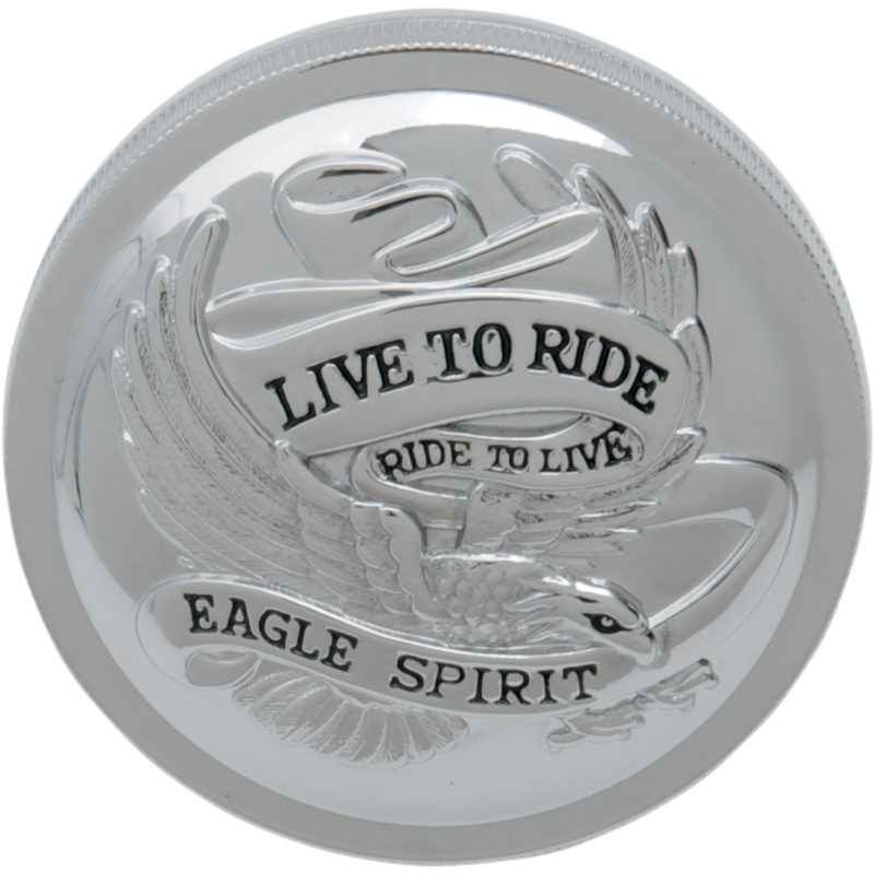 “Live to Ride” Gas Cap – Vented – Chrome
