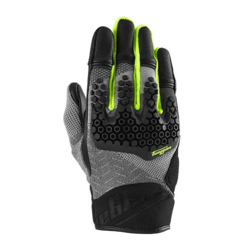 Furygan Jack Textile Gloves Black / Grey / Yellow