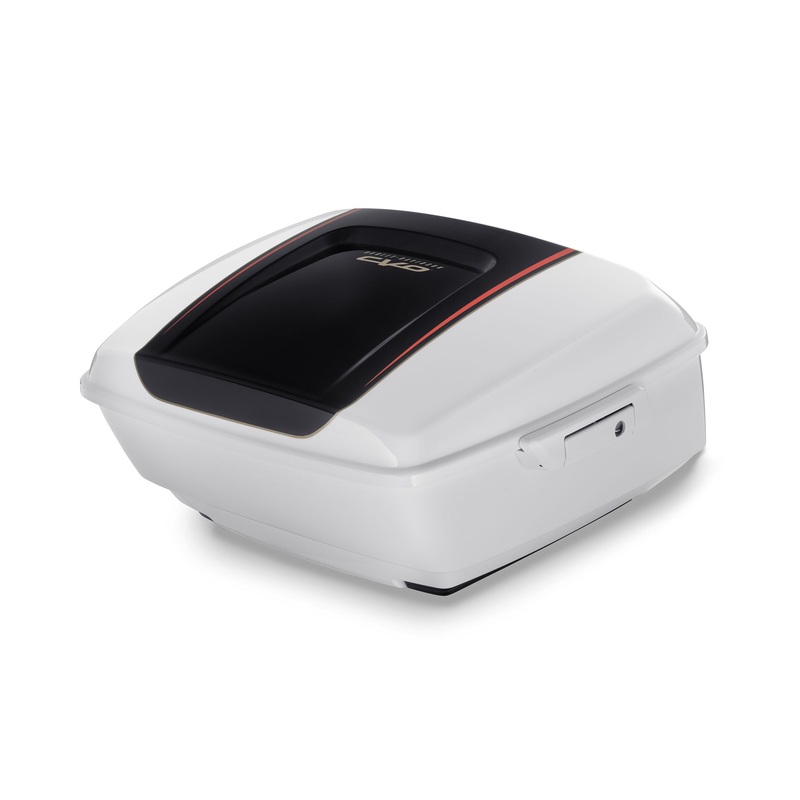 Harley-Davidson 53000653ERP colour-Matched King Tour-Pak Luggage Great White Pearl