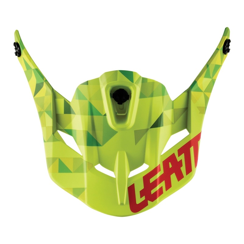 Leatt GPX 4.5 Junior Helmet Peak V22 – Lime / Teal