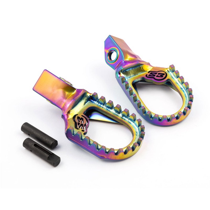 S3 TITANIUM FOOTPEGS- 8 DEGREE ANGLE GASGAS 2023 ONWARD