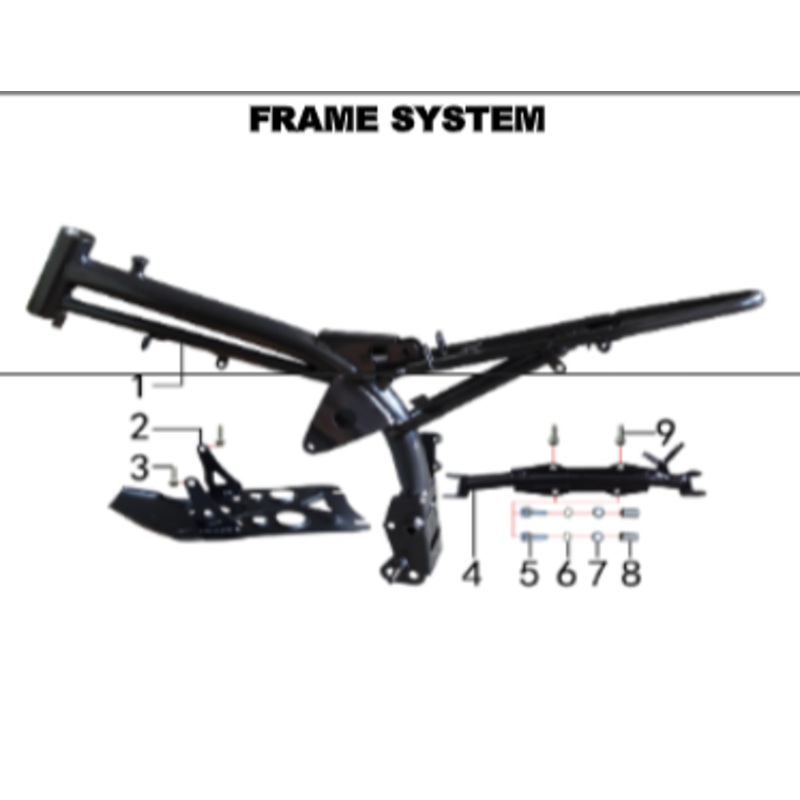 Screw – DH110 & DH125 Gas Dirt Bike