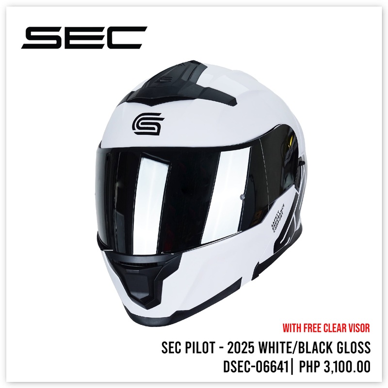 SEC PILOT – 2025 (WHITE/BLACK)