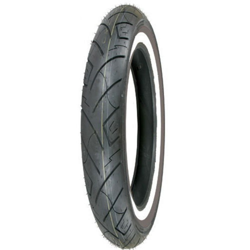 Shinko 90/90-21 54H Front White Wall Tire SR777